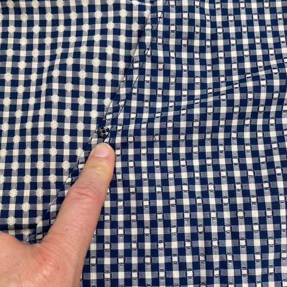 Madewell wrap 3/4 length sleeve blouse - Picture 3 of 6